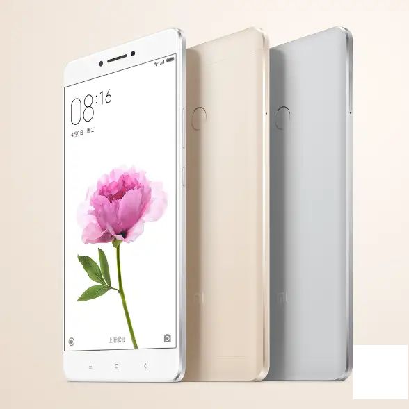 小米在中国发布的Mi Max大屏手机和MIUI 8