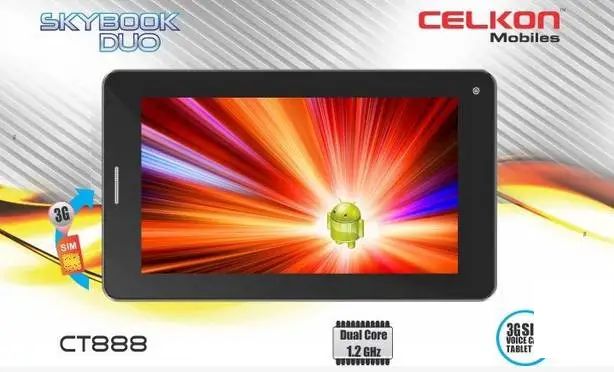 Celkon CT-888平板配备7英寸显示屏，3500mAh电池，售价7999卢比