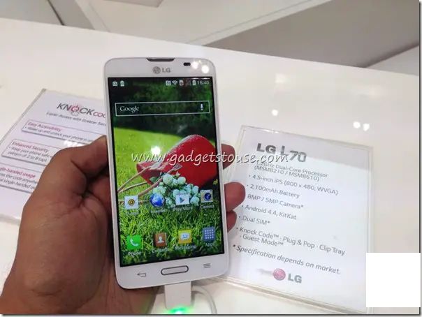 LG L70 体验，快速评测，照片和视频