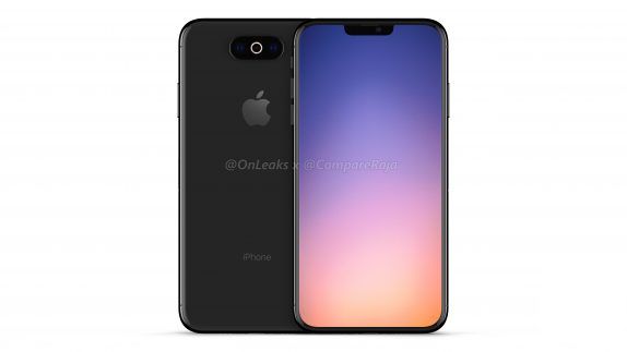 苹果iPhone 2019渲染图显示三摄像头设计和较小的刘海