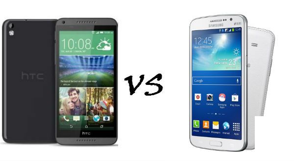 HTC Desire 816 与 Samsung Galaxy Grand 2 对比概览：显示屏、摄像头、硬件等