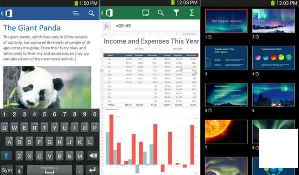 微软Office移动应用程序对Android和iPhone免费；发布Office for iPad