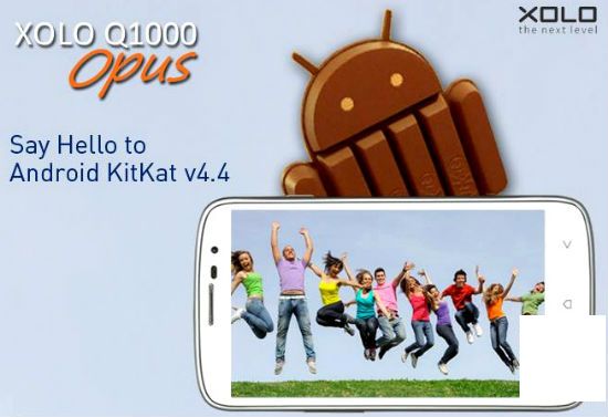 Xolo Q1000 Opus 接收到 Android 4.4.2 KitKat 升级，包含众多增强功能