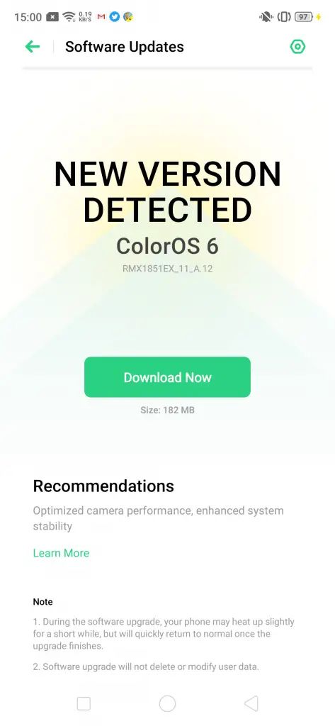 真我3 Pro更新：ColorOS 6更新、Android Q更新以及更多