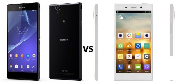 金立E7 VS 索尼Xperia T2 Ultra 对比概览